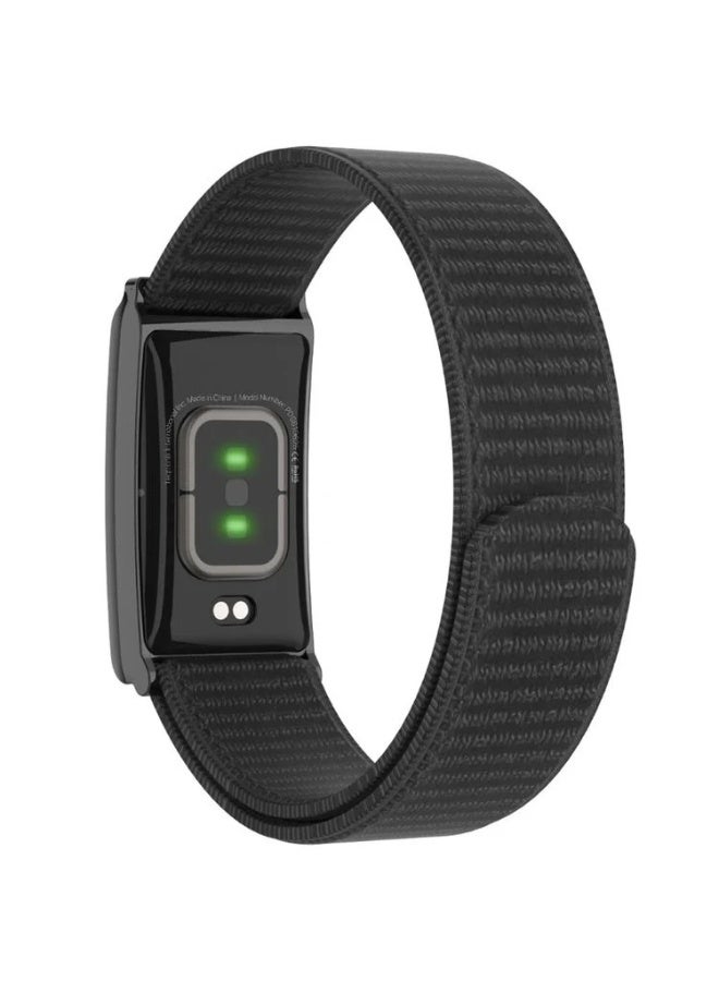 بورودو سوار بورودو تراك فيت (TrackFit) الرياضي الذكي - تتبع النشاط، مقاوم للماء IP68، بطارية تدوم 30 يوماً مع سوار نايلون إضافي - أسود/برتقاليPDSB10625BK - Image 2